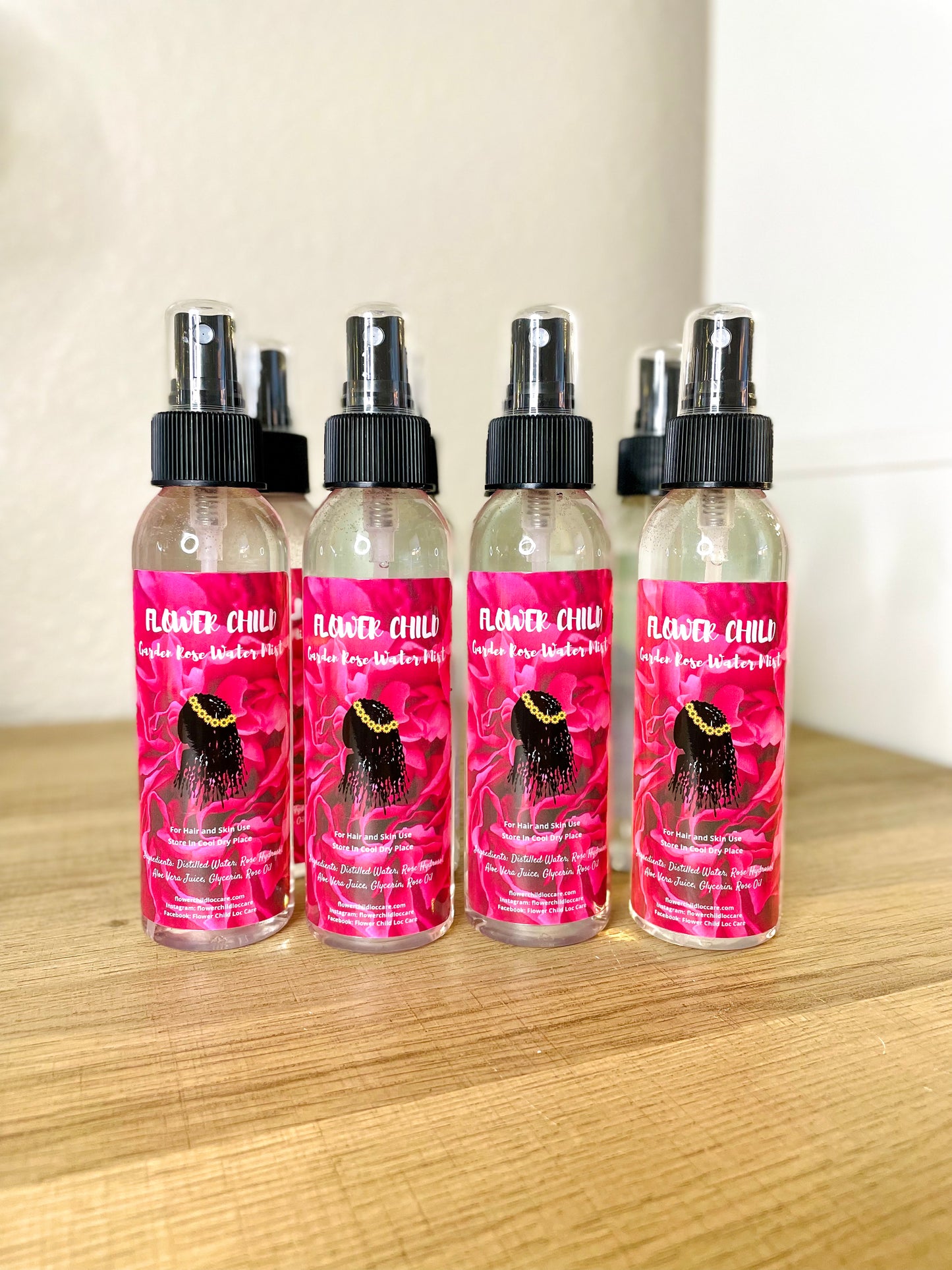 Garden Rose Water Mist – Flower Child Loc Care LLC